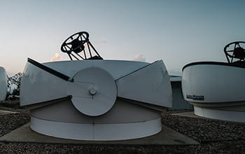 Telescopes at Mt Kent Observatory in Queensland